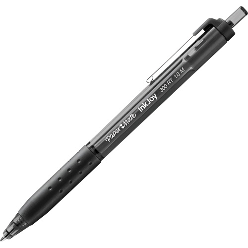Inkjoy 300RT Pen, Black, 1 mm, Retractable Fastek