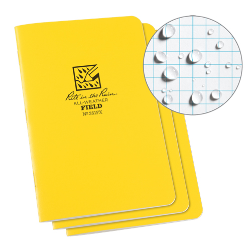 Notebook, Soft Cover, Yellow, 48 Pages, 4-5/8" W x 7" L Fastek