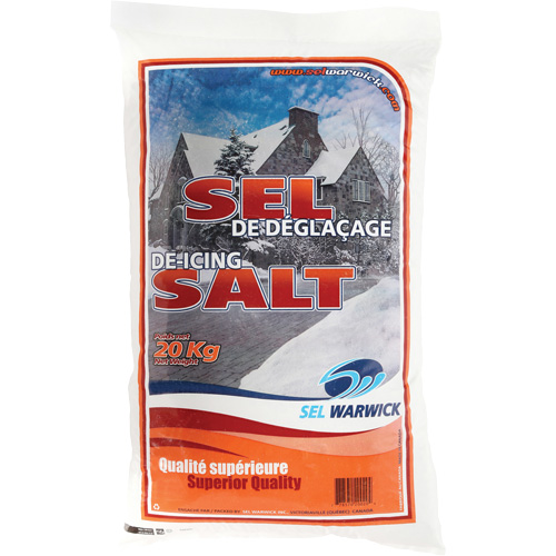 Sel fondant &agrave; glace, 44,1 lb (20 kg), Sac, -10°C (14°F) Fastek