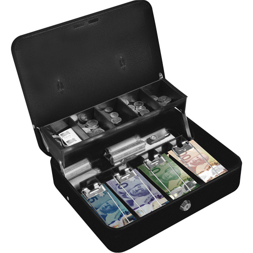 Tiered-Tray Deluxe Cash Box Fastek