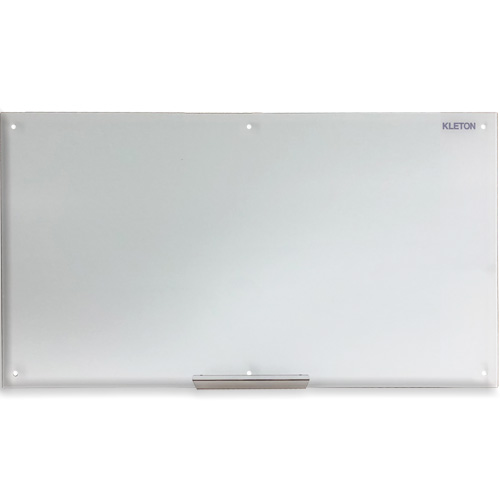 Glass Dry-Erase Board, Magnetic, 71" W x 48" H Fastek