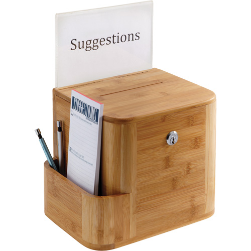 Bamboo Suggestion Box Fastek
