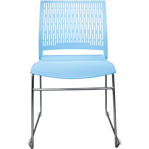 Activ Series Stacking Chairs, Polypropylene, 32-3/8" High, 275 lbs. Capacity, Blue Fastek