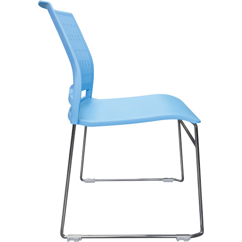 Activ Series Stacking Chairs, Polypropylene, 32-3/8" High, 275 lbs. Capacity, Blue Fastek
