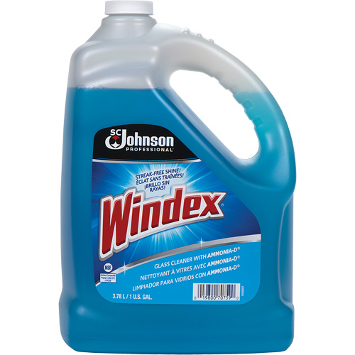 Nettoyant pour vitres Windex avec Ammoniac-D, 3,8 L, Cruche Fastek