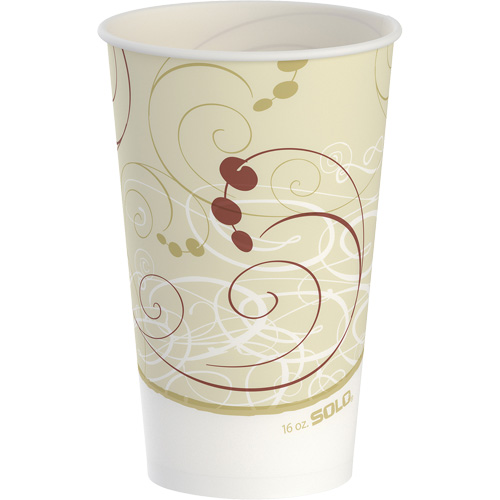 Dart&reg; Solo&reg; Waxed Disposable Cup, Paper, 16 oz., Multi-Colour Fastek