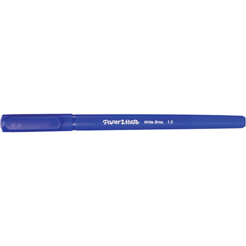 Paper Mater&reg; Write Bros&reg; Ball Point Pen, Blue, 1 mm Fastek