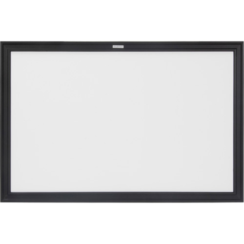 Black MDF Frame Whiteboard, Dry-Erase/Magnetic, 36" W x 24" H Fastek