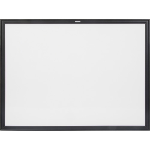 Black MDF Frame Whiteboard, Dry-Erase/Magnetic, 48" W x 36" H Fastek