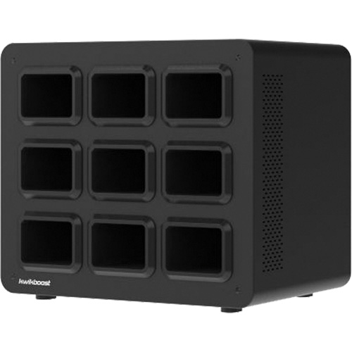 Base de poste de recharge KwikBoost EdgePower pour 9 batteries Fastek