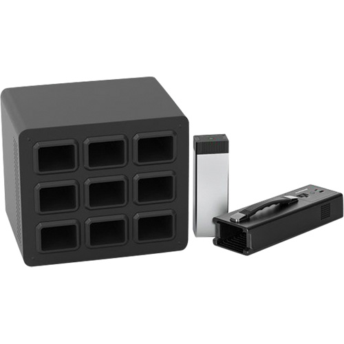 Base de poste de recharge KwikBoost EdgePower pour 9 batteries Fastek