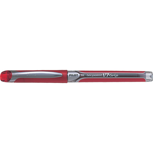 Hi-Tecpoint Grip Pen, Red, 0.7 mm Fastek