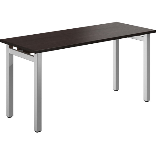 Table bureau Newland, 29-7/10" lo x 60" la x 29-3/5" h, Brun fonc&eacute; Fastek