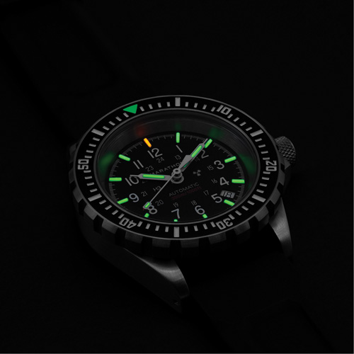 Large Diver's Automatic Watch, Digital, Battery Operated, 41 mm, Black Fastek