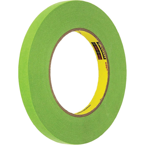 Scotch&reg; Performance Masking Tape 233+, 12 mm (1/2") x 55 m (180'), Green Fastek