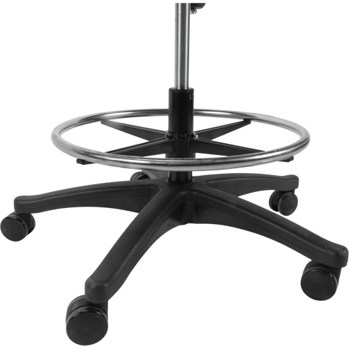 Tabouret de travail en maille, Mobile, Ajustable Hauteur, Capacit&eacute; 450 lb Fastek