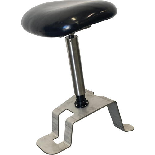 Tabouret assis-debout TA200, Vinyle, Noir, Capacit&eacute; 280 lb Fastek