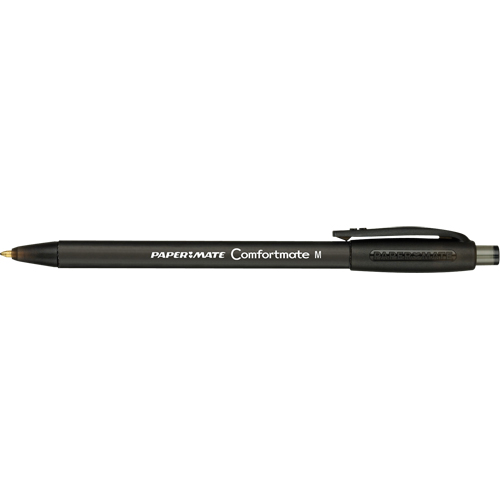 Stylo ComfortMate, Noir, 1 mm, R&eacute;tractable Fastek