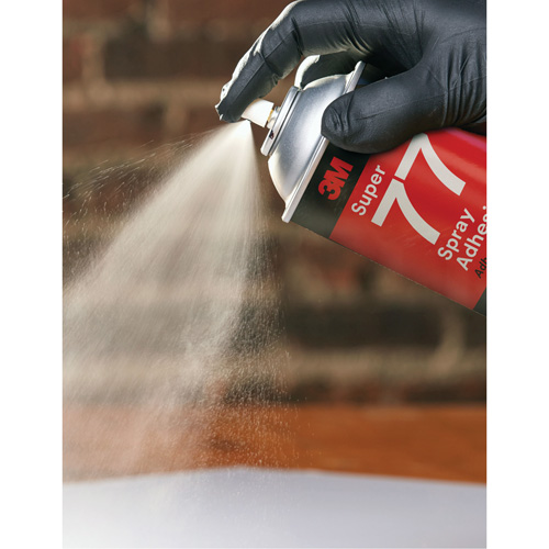 Super 77 Spray Adhesive, Clear, Aerosol Can Fastek