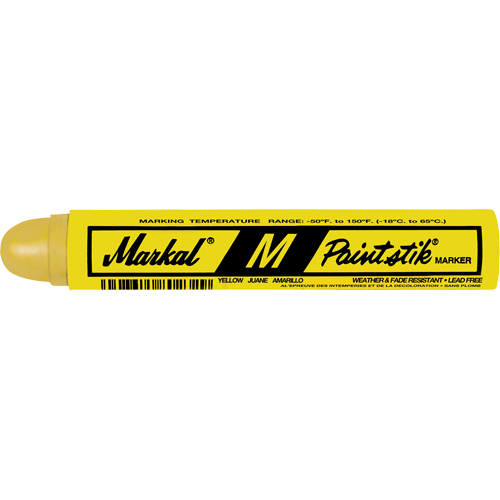 M Paintstik&reg; Paint Marker, Solid Stick, Yellow Fastek