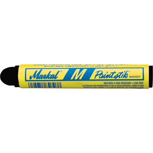 M Paintstik&reg; Paint Marker for Heat Treating, Solid Stick, Black Fastek