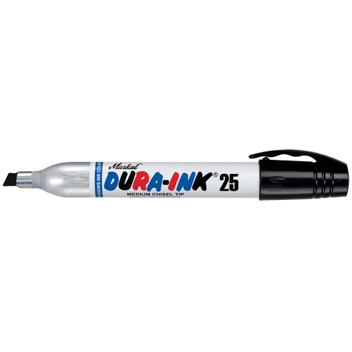 Dura-Ink&reg; Markers - #25 Felt-Tip, Chisel, Black Fastek