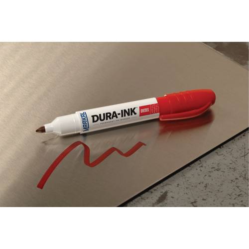 Dura-Ink&reg; Marker #55, Red, Chisel Tip Fastek