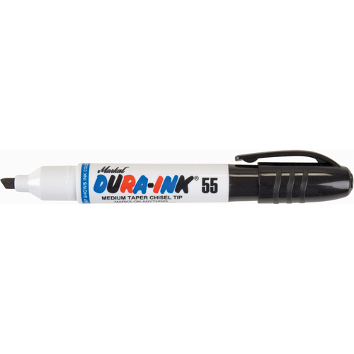Dura-Ink&reg; 55 Permanent Marker, Chisel, Black Fastek