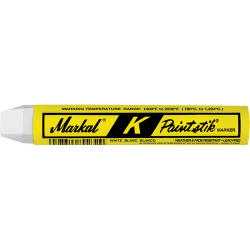 K Paintstik&reg; Paint Marker, Solid Stick, White Fastek