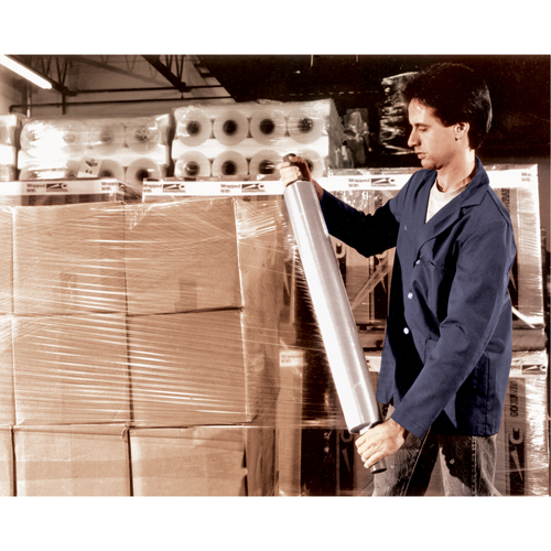 Hand Stretch Wrap, 80 Gauge (20.3 micrometers), 15" x 1000' Fastek