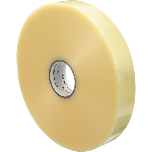 Tartan 369 Box Sealing Tape, Hot Melt Adhesive, 1.6 mils, 48 mm (1-22/25") x 1500 m (4921') Fastek