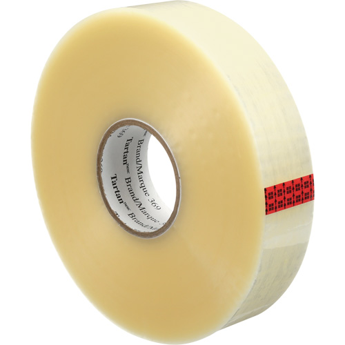 Tartan 369 Box Sealing Tape, Acrylic Adhesive, 1.6 mils, 48 mm (1-22/25") x 914 m (2998') Fastek