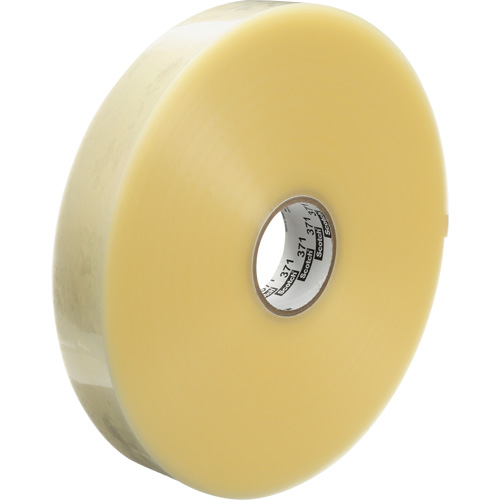 Scotch&reg; Box Sealing Tape 371, Hot Melt Adhesive, 1.9 mils, 48 mm (2") x 1828 m (5997') Fastek