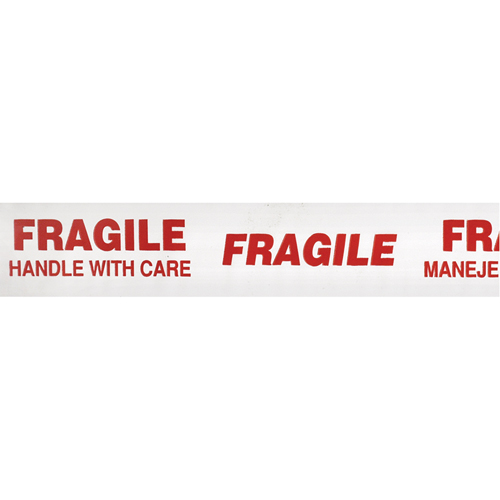 Ruban d'emballage Scotch 3771 avec message, Adh&eacute;sif Thermofusible, 2 mils, 48 mm (1-22/25") x 100 m (328') Fastek