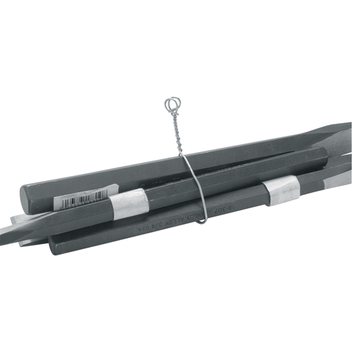 Attaches en fil m&eacute;tallique &agrave; œillet double Fastek