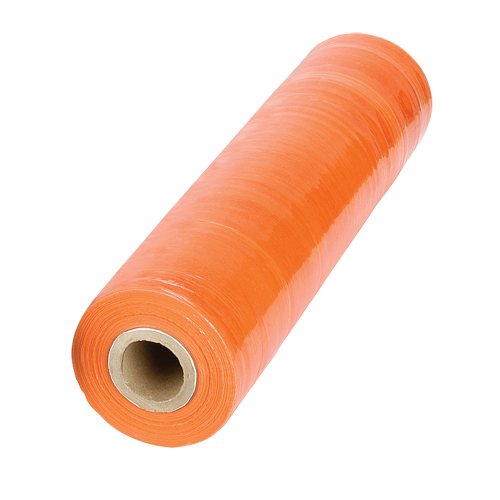 Stretch Wrap, 80 Gauge (20.3 micrometers), 18" x 1000', Orange Fastek