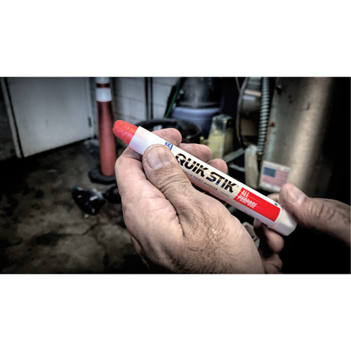 Quik Stik&reg; Twist-Up Paint Markers, Solid Stick, White Fastek