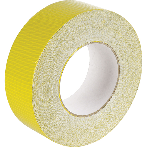 Utility Grade Duct Tape AC20, 9 mils, Yellow, 48 mm (2") x 55 m (180') Fastek