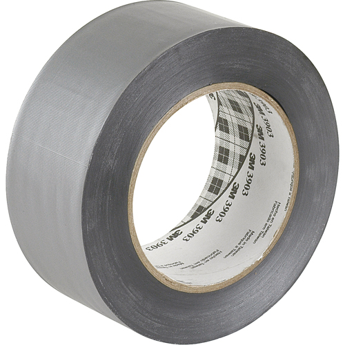 3903 Vinyl Duct Tape, 50 mm (2") W x 45.5 m (149.25') L, 6.3 mils, Grey Fastek