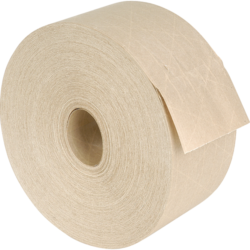 Reinforced Gummed Tape, 60 mm (2-9/25") x 137.2 m (450'), Kraft Fastek