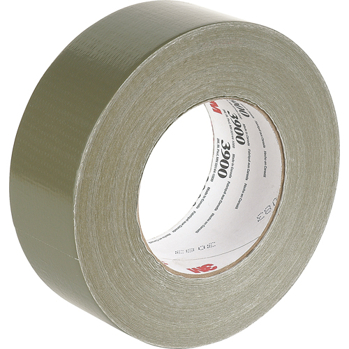 3900 Multi-Purpose Duct Tape, 8 mils, Olive, 48 mm (2") x 55 m (180') Fastek