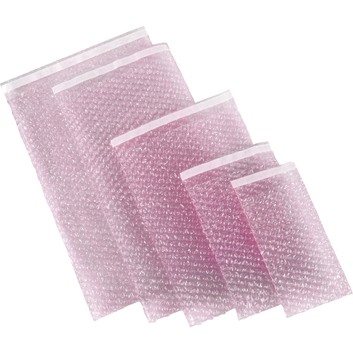 E-Z Seal Bubble Pouches, 4" W x 7.5" L Fastek