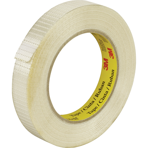 Scotch&reg; Bi-Directional Filament Tape 8959, 5.7 mils Thick, 19 mm (3/4") x 50 m (164')  Fastek