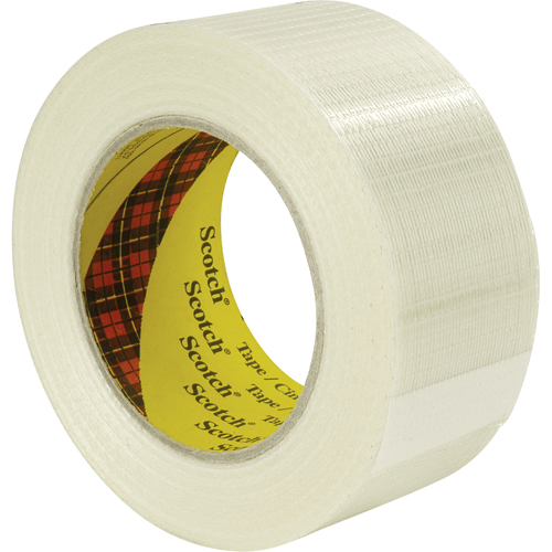 Scotch&reg; Bi-Directional Filament Tape 8959, 5.7 mils Thick, 50 mm (2") x 50 m (164')  Fastek