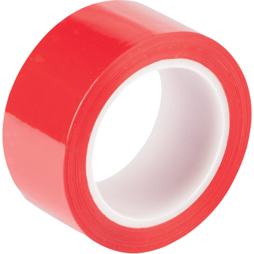 Ruban &agrave; coller rouge, 48 mm (1-22/25") x 66 m (216,5')  Fastek