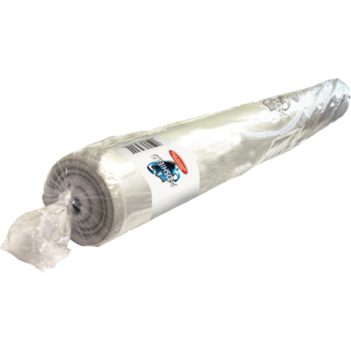 Clear Plastic Tarp, 100' L, 10' W Fastek