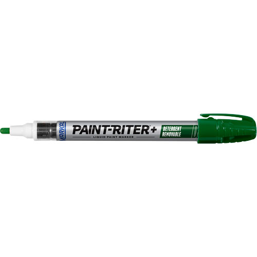 Marqueur &agrave; peinture nettoyable au d&eacute;tergent Paint-Riter+, Liquide, Vert Fastek