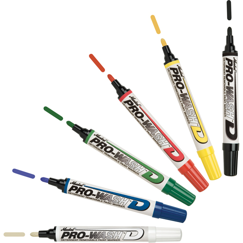 Paint-Riter&reg;+ Water Removable Paint Marker, Liquid, Red Fastek
