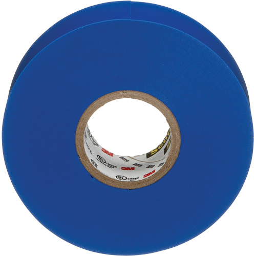 Rubans en vinyle pour codage en couleurs 35 Scotch, 19 mm (3/4") x 20,1 m (66'), Bleu, 7 mils Fastek