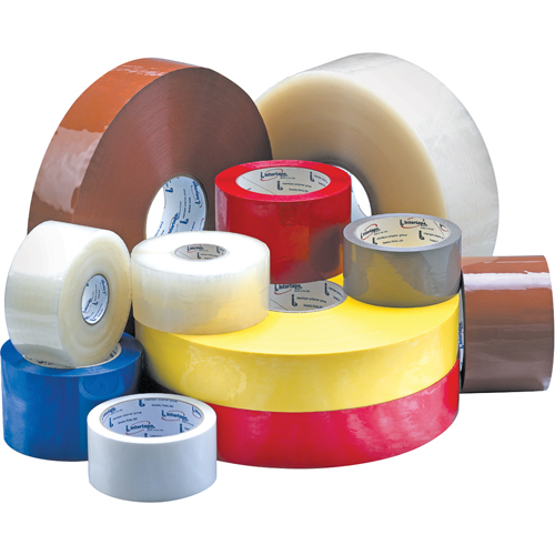 Box Sealing Tape, Acrylic Adhesive, 2.1 mils, 48 mm (1-22/25") x 100 m (328') Fastek